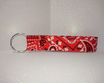 red bandana keychain