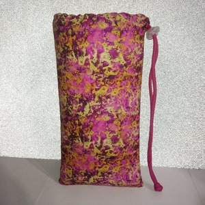 New ~ 9&quot; X 5&quot;  padded pipe bag Case Pouch Glass  Bag Marble Rock Glass
