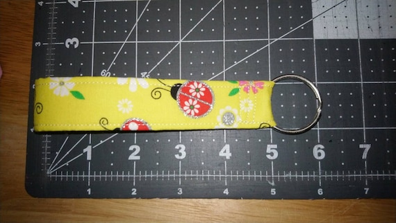 New Key Fob Wrist Lanyard Wristlet Key Chain Fabric Strap