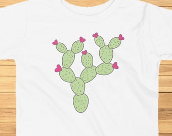 Cactus love toddler t-shirt