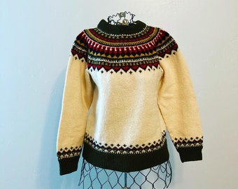 vintage norwegian sweater