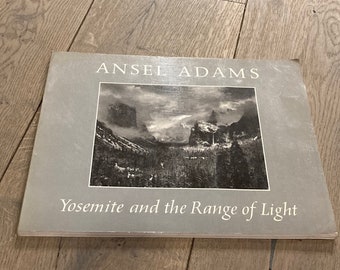 Ansel Adams Yosemite and the Range of Light Art Book Photography 1982