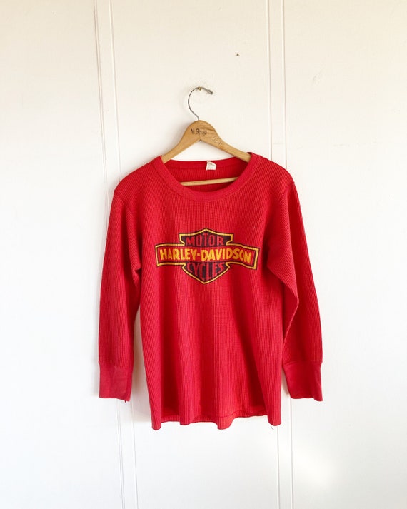 Harley Davidson Waffle knit thermal Gem