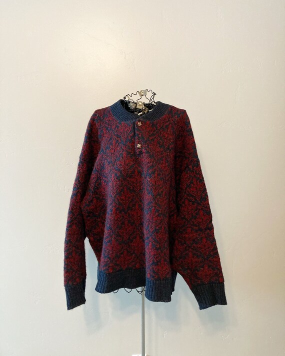 henley style sweater