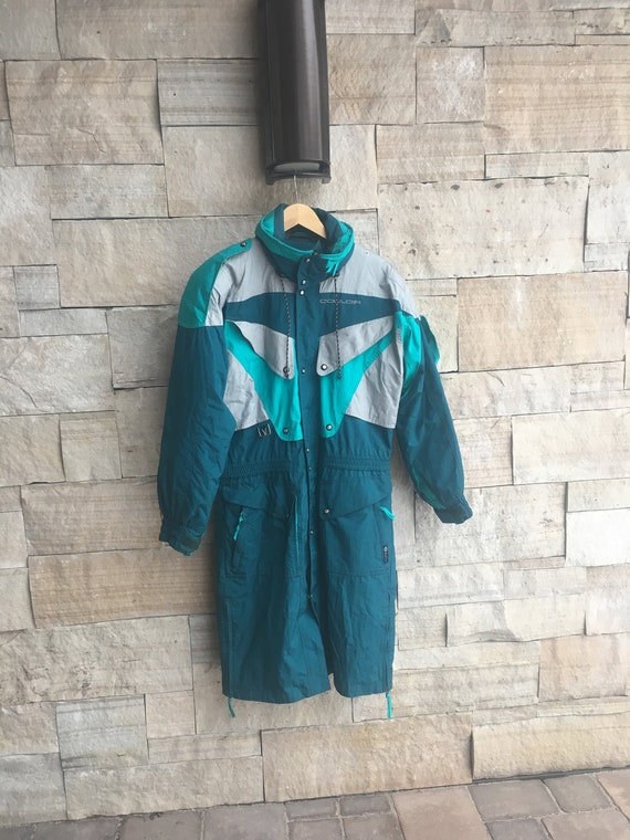 80s Ski Jacket Vintage Ski Retro Ski Coat Puffer L