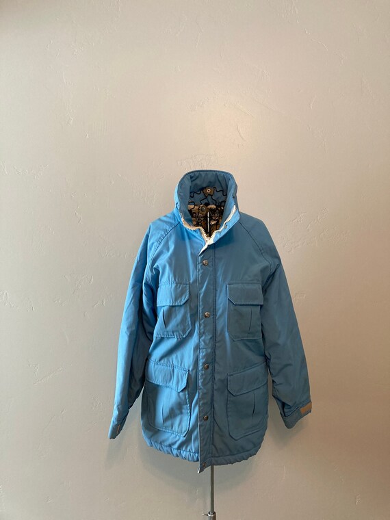 Woolrich Parka Chore Jacket Field Jacket Baby Blue
