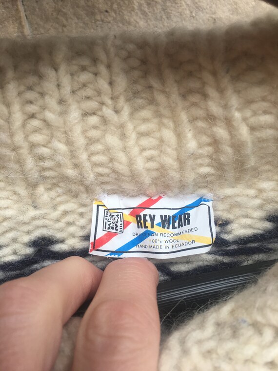 80 / s pull Cowichan Ski nordique / / 80 collier pull en laine 50dea7 80 / s pull Cowichan Ski nordique / / 80 collier pull en laine 50dea7