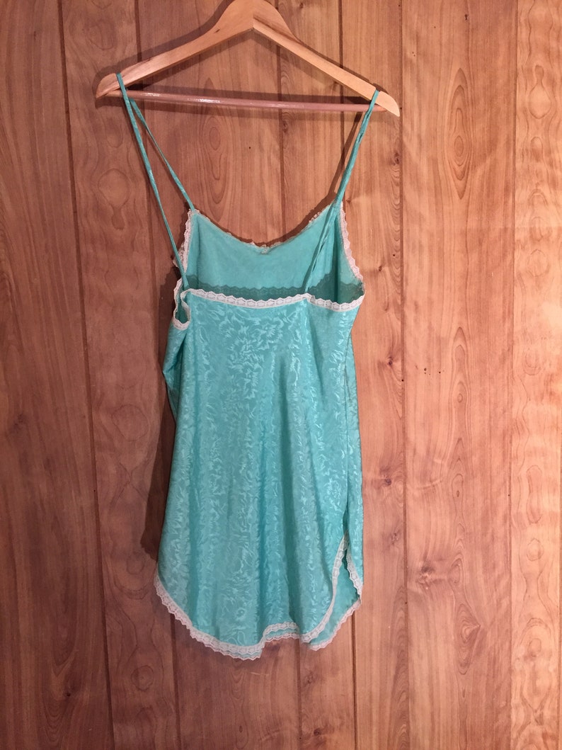 Mid Century Turquoise Lingerie Set M L