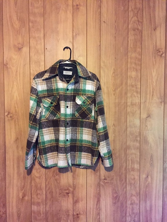 Vintage Wool CPO Jacket CPO Coat Wool Shirt Jacket