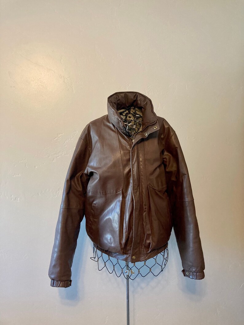 eddie bauer leather jacket