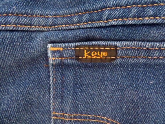 70's Key Denim Jeans Vintage Workwear Denim Vinta… - image 3