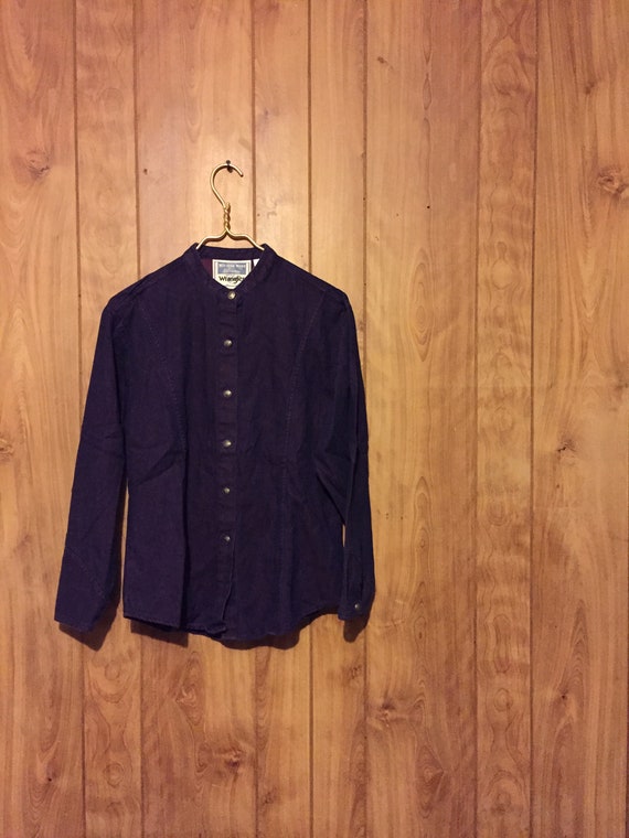 wrangler purple denim jacket