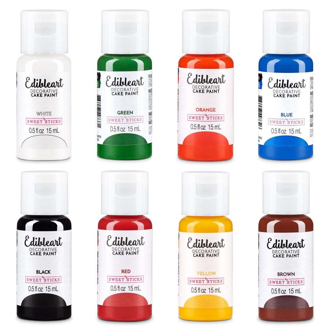 Icinginks Primary Edible Cake Paints Set of 8 Pack Cake Etsy