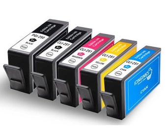 Icinginks™ Refillable Cake Ink Cartridge for Cake Printer with Chip (5 pack) High Yield