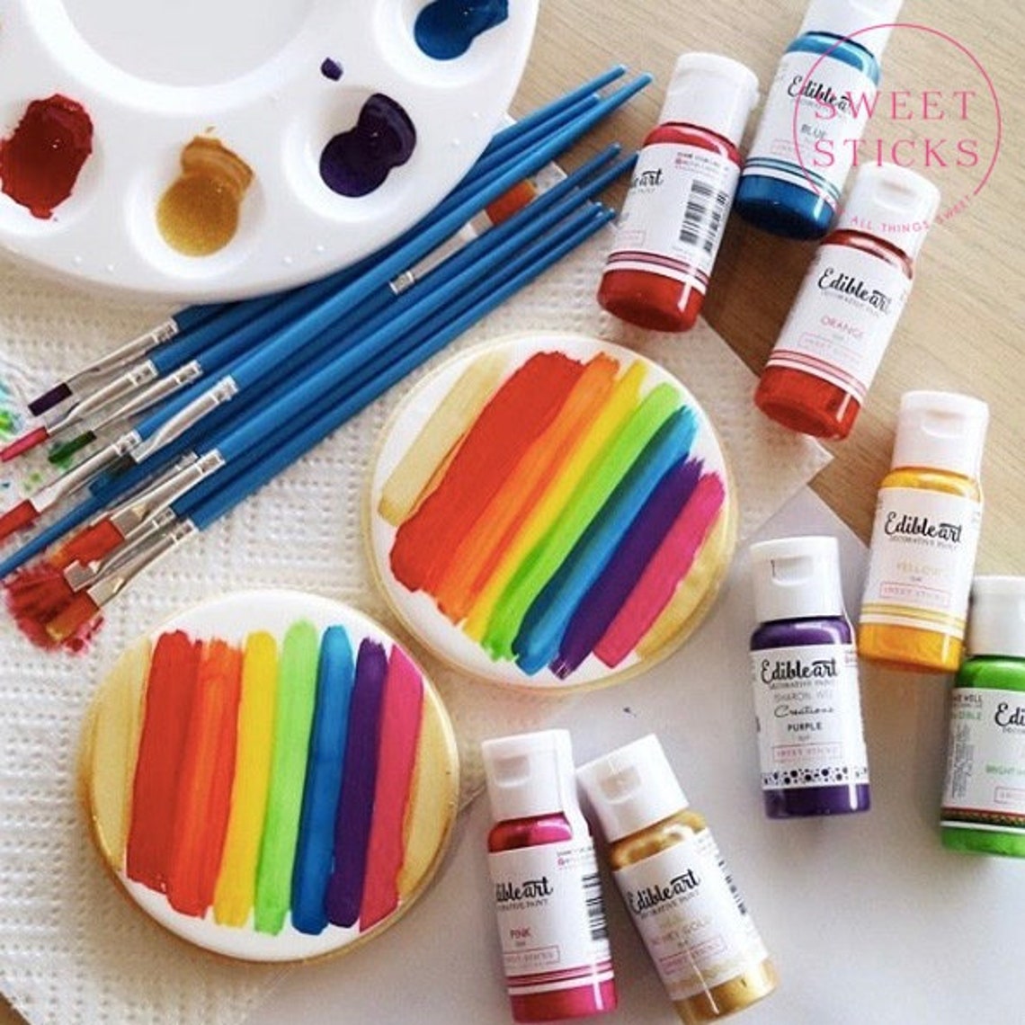 White Edible Art Decorative Cake Paint 15ml Edible Paint Etsy UK