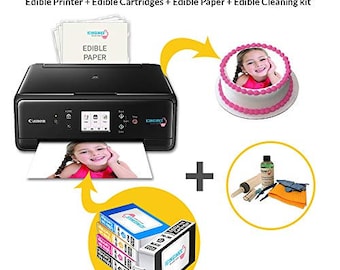 Lo último en impresoras comestibles de Icinginks: láminas de oblea, cartuchos, kit de limpieza, impresora para pasteles, impresora de tinta, impresora de imágenes, impresora comestible