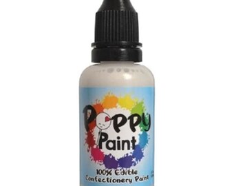 Pearl Edible Poppy Paint, Fast Drying Poppy Paint for Cakes, Cookies, Chocolates, FDA Compliant Premium Quality Poppy Paint (30ml)