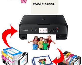 Icinginks Edible Package - Canon Edible Printer, Edible Paper, Ink Cartridges, Cleaning Cartridges, Best Image Printer