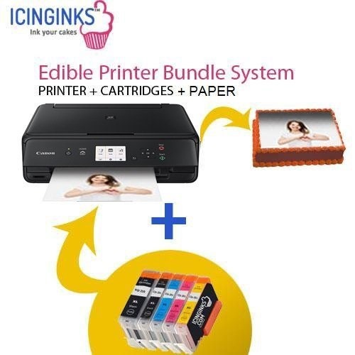 Buy Canon Pixma TS6120 Edible Printer, Edible Image Printer Bundle for  Cake Decoration