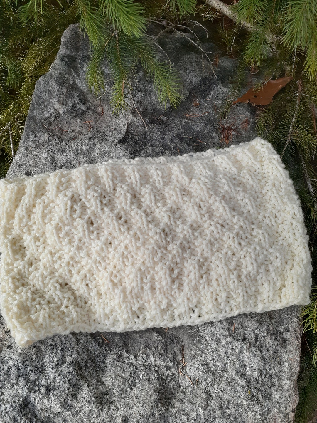 Popcorn Stich Cowl Etsy