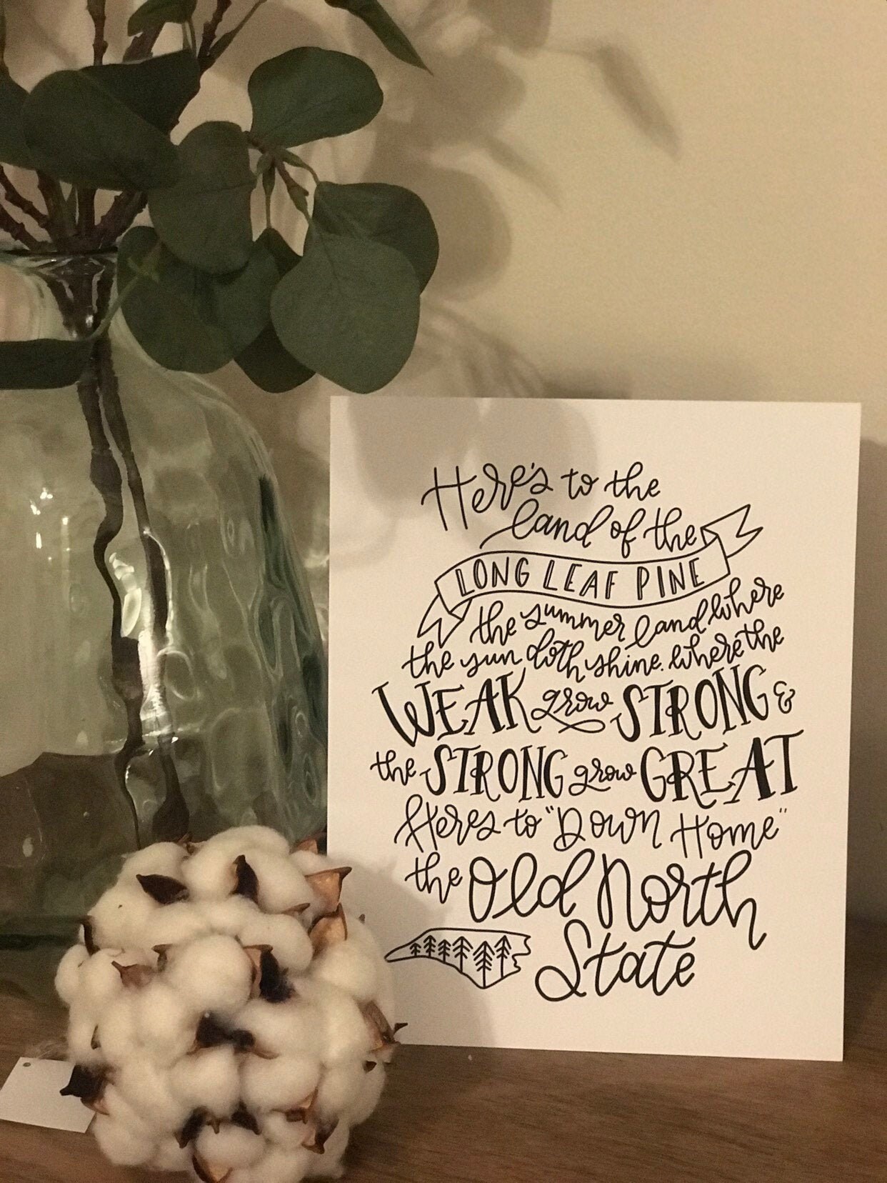 North Carolina State Toast Etsy