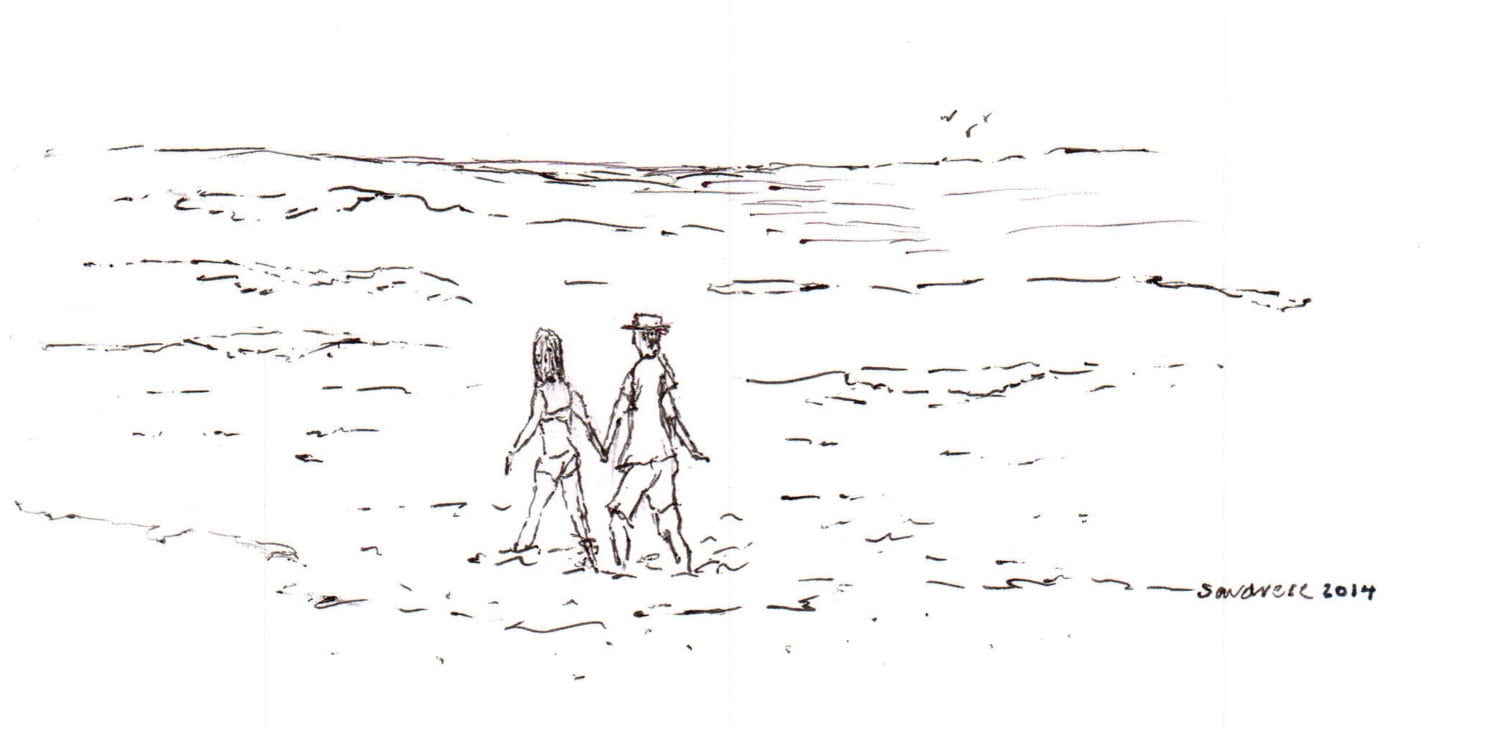 Couple Walking Holding Hands Stock Illustration - Download Image Now -  Couple - Relationship, Line Art, Dancing - iStock