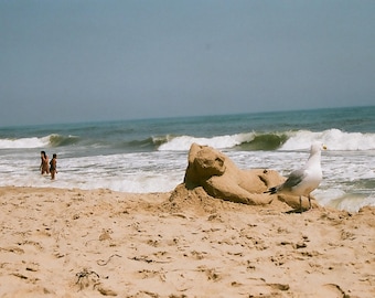 Montauk Man in the Sand