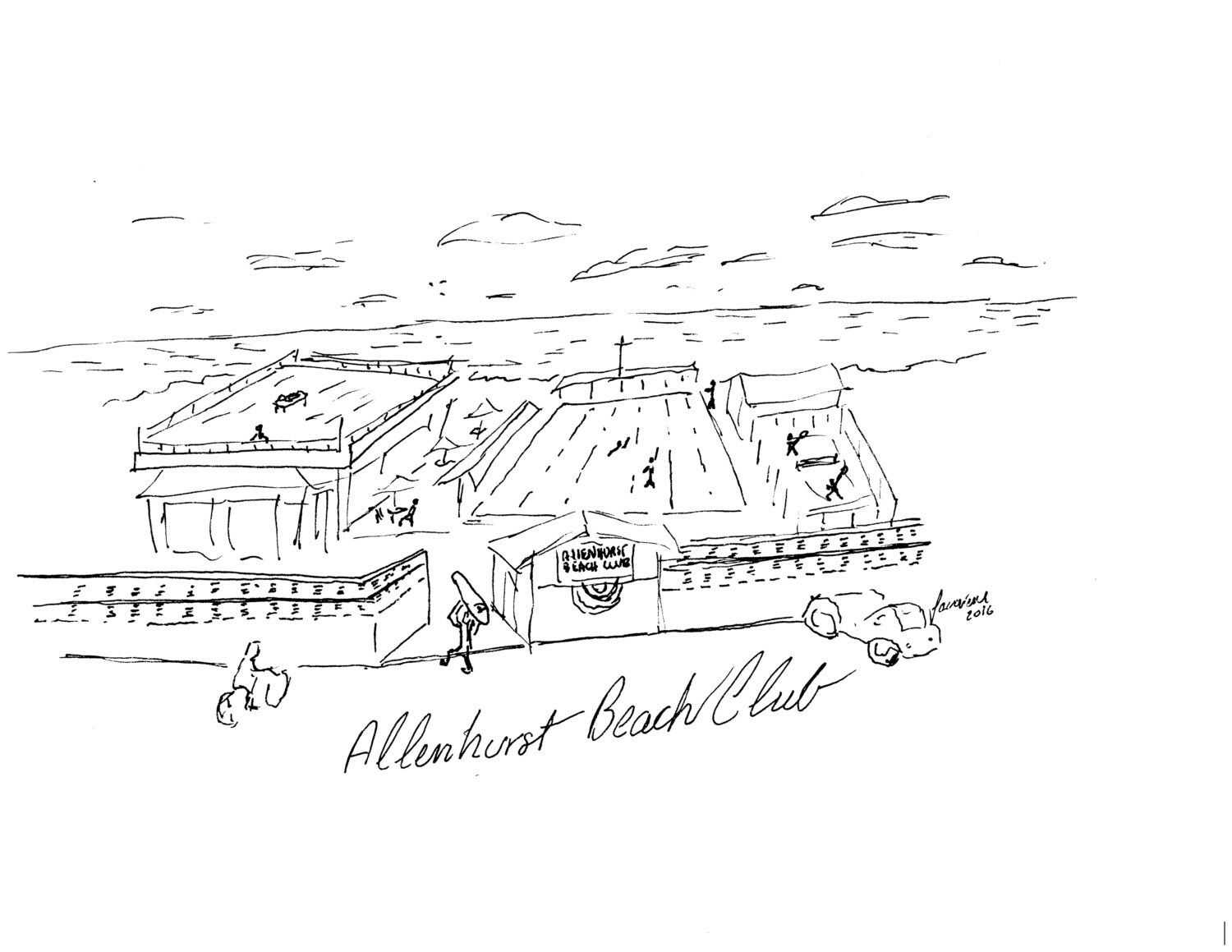 Allenhurst Beach Club New Jersey Etsy