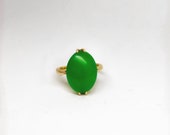 natural untreated jade ring