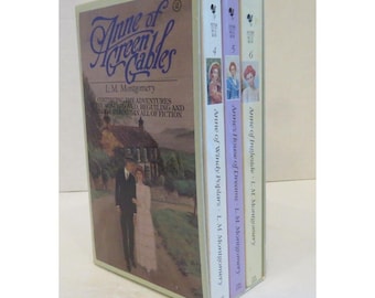 Caja vintage de Ana de las Tejas Verdes (libros n.° 4, 5 y 6) 14A D3