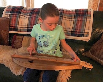 Dulcimer for Kids & Small Hands | Appalachian 'Piccolo'  Teardrop Lap | Made in KY USA