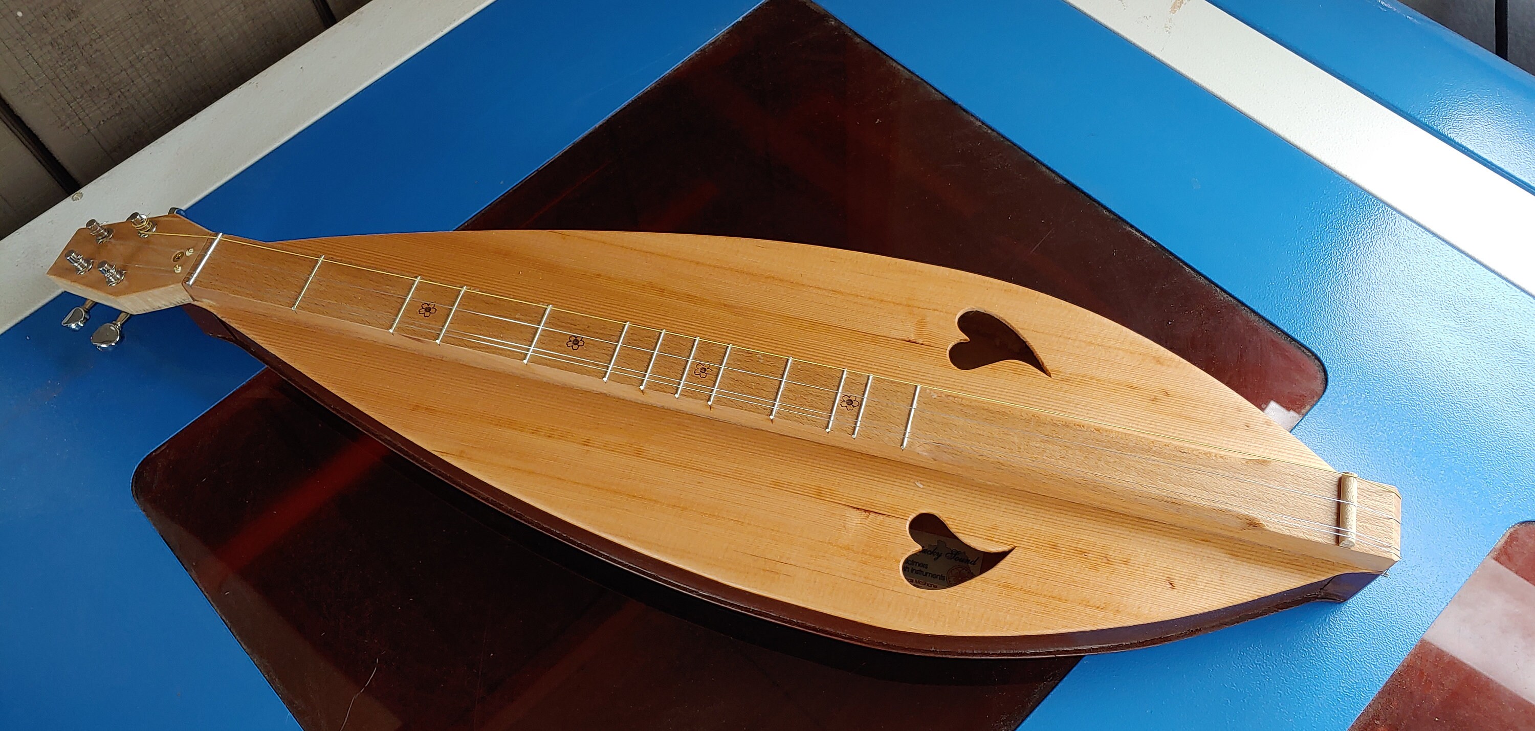Teardrop Lap Dulcimer Appalachian Scholastic Etsy