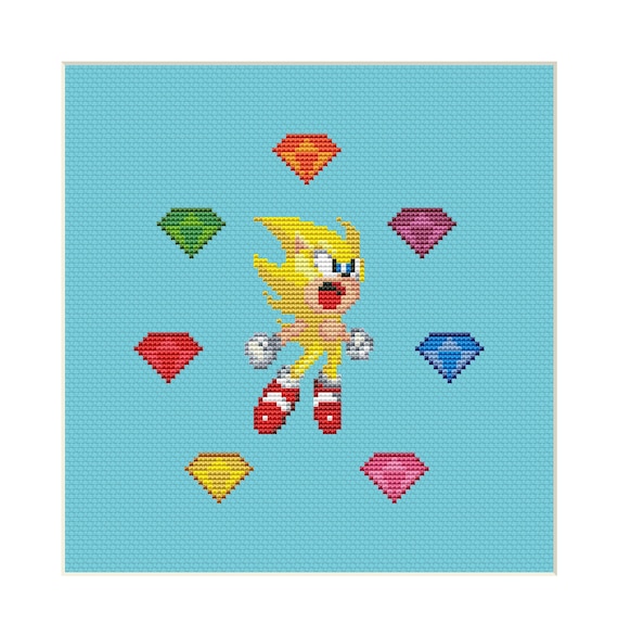 Super sonic pixel art