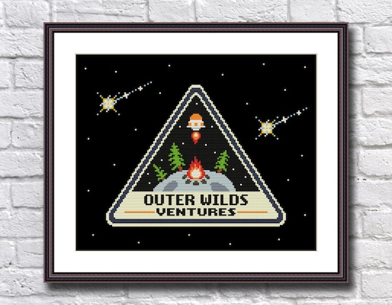 Outer Wilds Ventures Funny Video Game Cross Stitch Pattern PDF -   Denmark