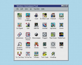 Retro Computer Game Icons Cross Stitch Patterns PDF - Set of 29 Cross Stitch Patterns - Video Game Vintage PC Nostalgia 90s Y2K