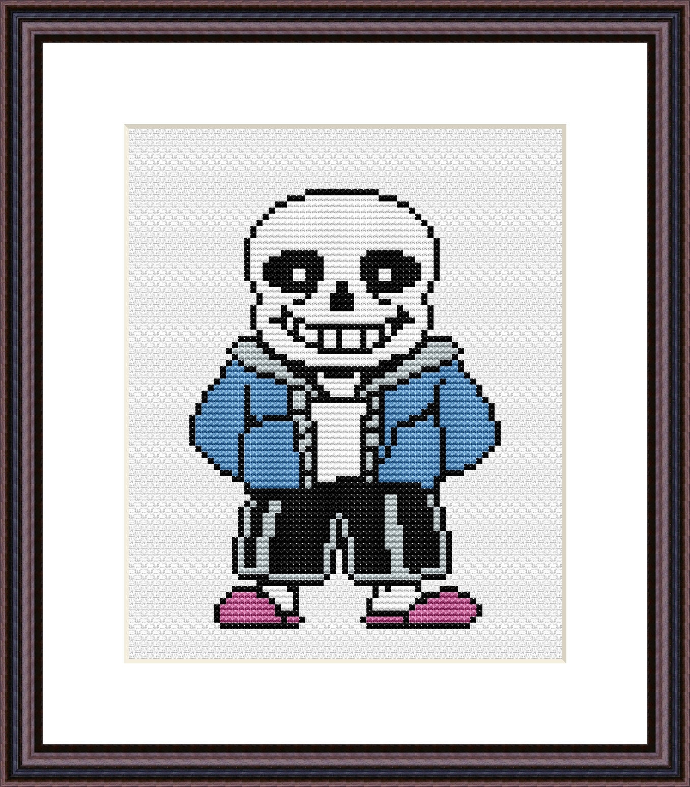 Cross Stitch Pattern Undertale Video Game Sans & Papyrus Funny -   Ireland