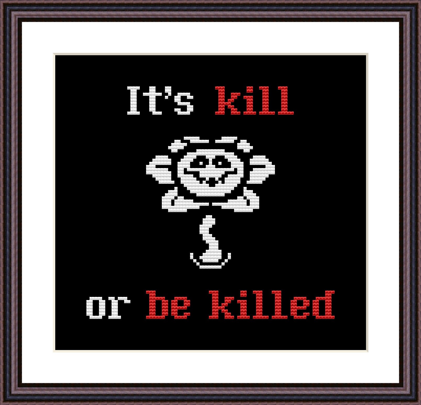 Cross Stitch Pattern Undertale Video Game Sans & Papyrus Funny -   Ireland