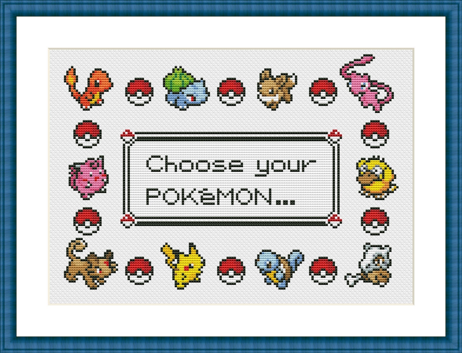 ポケモン V2 クロスステッチ パターン PDF をお選びください