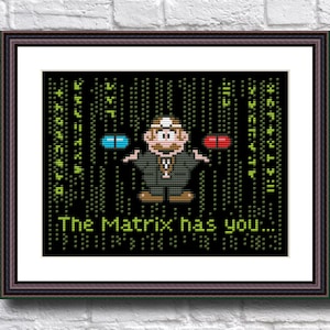 Super Mario SW Dr Mario Funny Cross Stitch Pattern PDF Instant Download Video Game