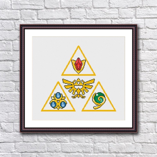 The Legend of Zelda Cross Stitch Pattern Counted Cross Stitch Etsy