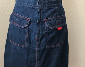 VINTAGE CALVIN KLEIN Jean Skirt