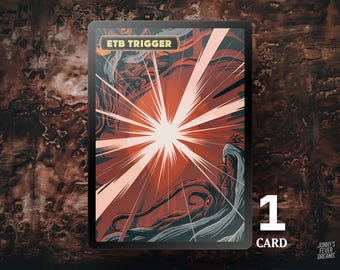 ETB 誘発トークン (戦場に出ろ): カスタム MTG 統率者プロキシ
