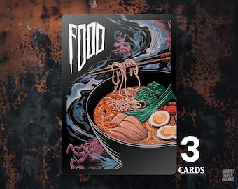 Food Token - 3x Cards - MTG Custom Cards, Commander, Edh and Cedh High Quality Altered Tokens