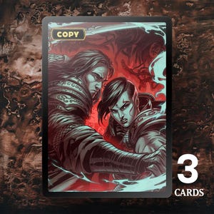 Triggertoken kopiëren - 3 kaarten - PRE-ORDER - MTG Custom Cards, Commander, Edh en Cedh gewijzigde tokens van hoge kwaliteit