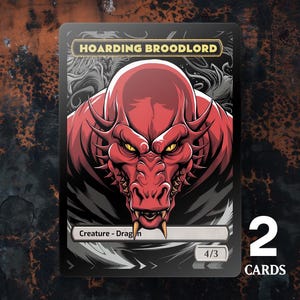 Hoarding Broodlord Token - PRE-ORDER: Custom MTG Proxy Cards for Commander (2x Cards)