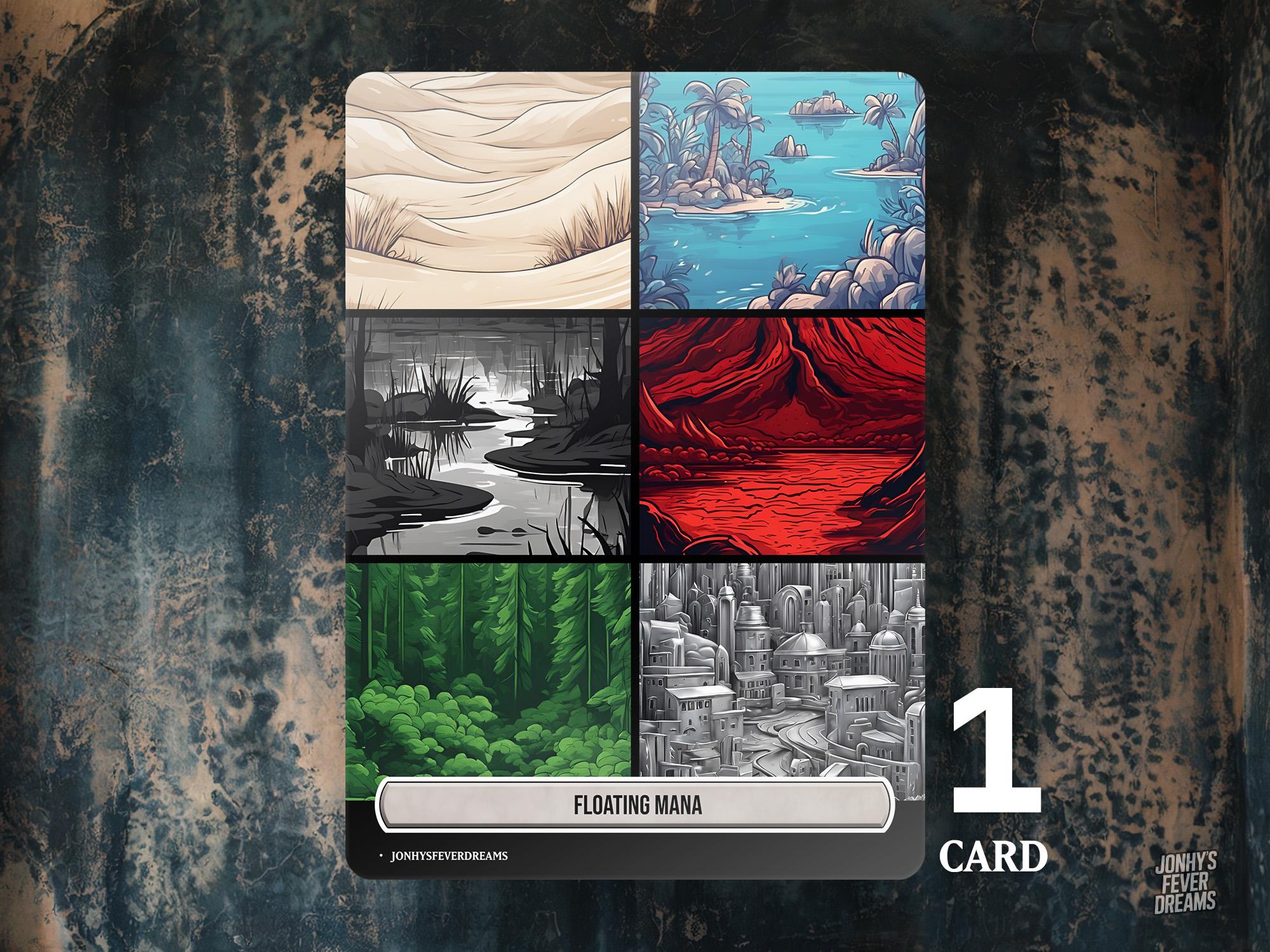 Floating Mana Token - Mtg Custom Cards, Commander, Edh and cEDH High Quality Altered Proxies