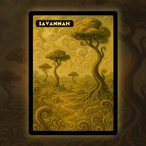 Savannah - PRE-COMMANDE - Dual Land Altered Proxy Token - Mtg Custom Cards, Commander, Edh and cEDH Altered Proxy Tokens
