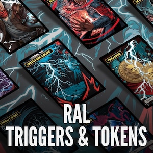 Ral, Mago del Monzón: Paquete completo de fichas y activadores - 10 cartas - RESERVA - Cartas personalizadas MTG, Commander, fichas Edh y Cedh de alta calidad