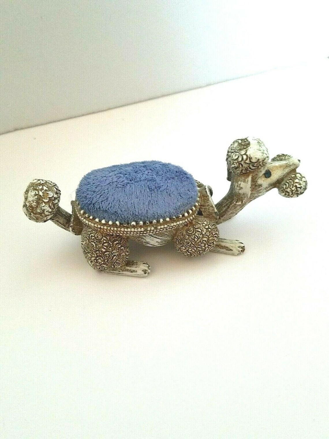 Vintage Blue Poodle Florenza Nodding Head Pin Cushion 1950s Etsy