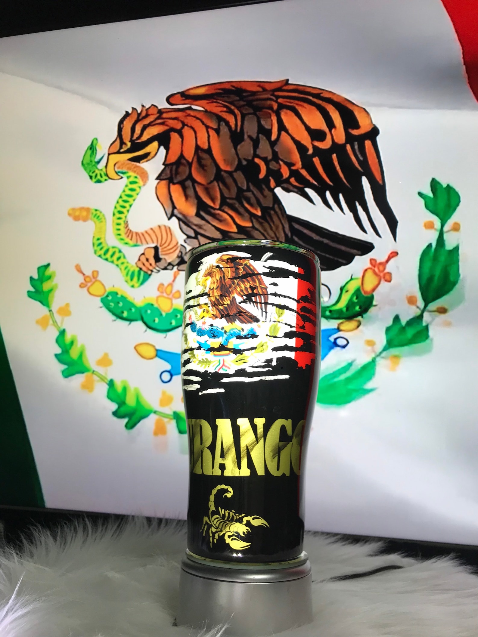 Mexican Flag Tumbler Etsy